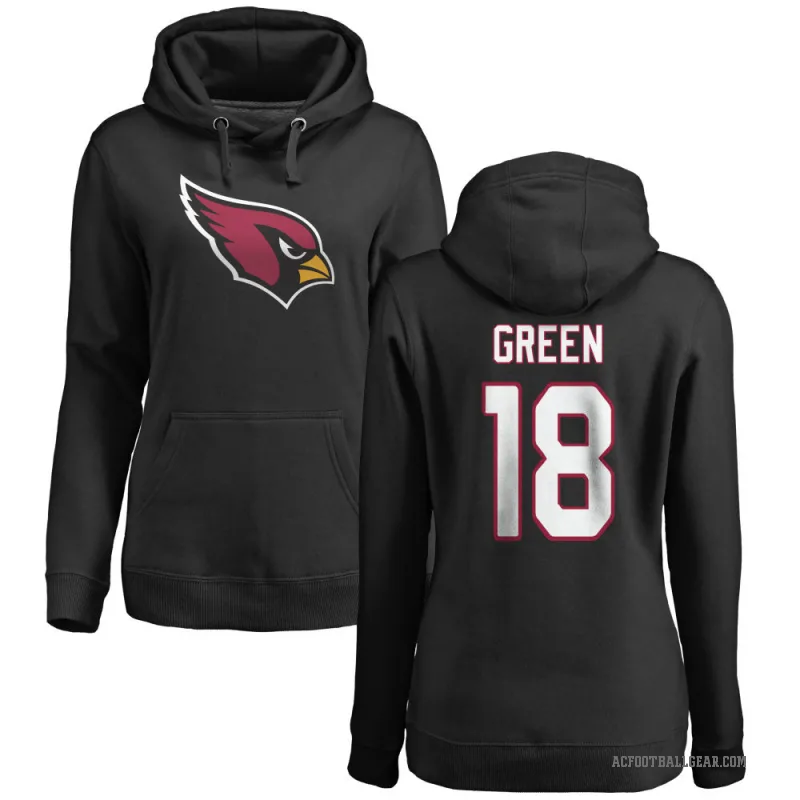 A.J. Green Women's Black Arizona Cardinals Pro Line Logo Pullover Hoodie