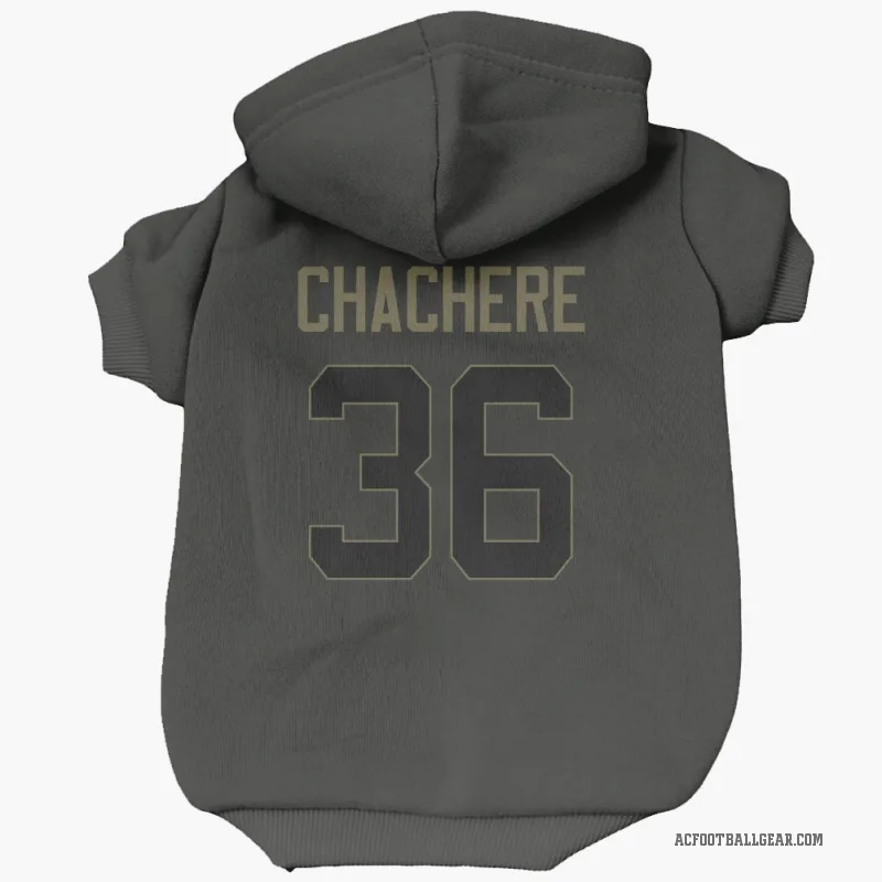 Andre Chachere  Black Arizona Cardinals  Service Cat & Dog Pet Hoodie