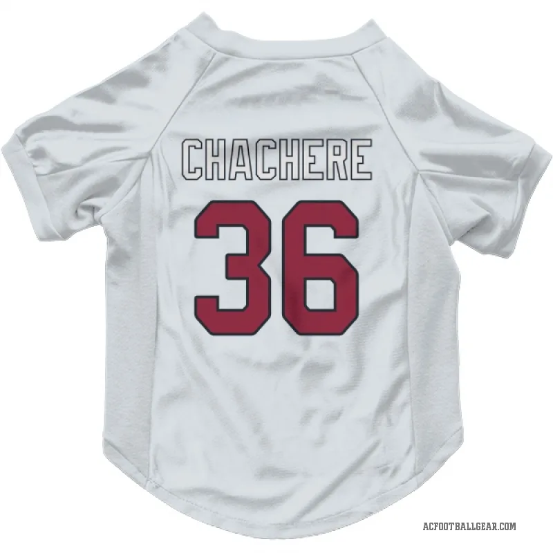 Andre Chachere  White Arizona Cardinals  Cat & Dog Pet Jersey