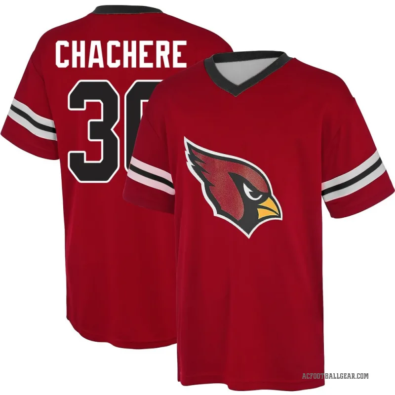 Andre Chachere Youth Red Arizona Cardinals Game Day V-Neck T-Shirt
