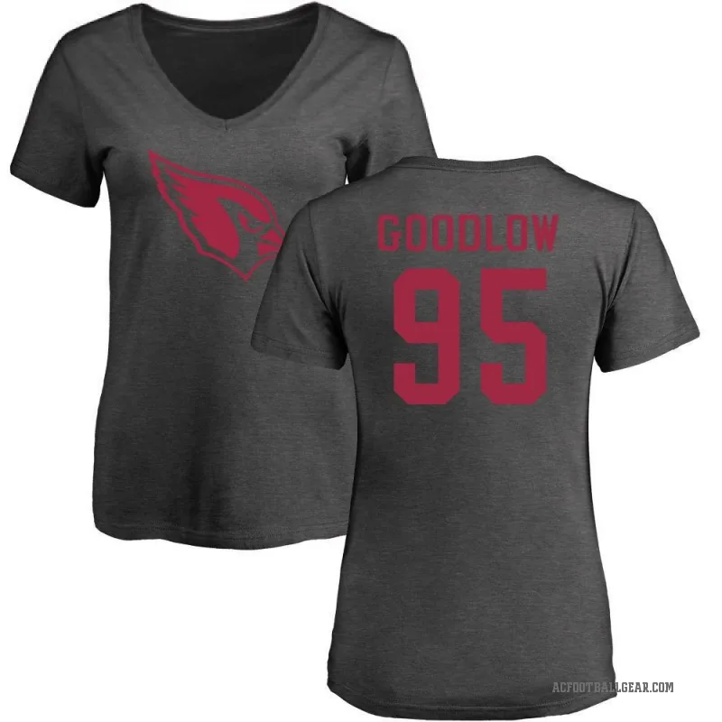 Anthony Goodlow Women's Ash Arizona Cardinals One Color T-Shirt -