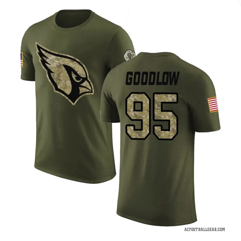 Anthony Goodlow Youth Olive Arizona Cardinals Salute to Service T-Shirt