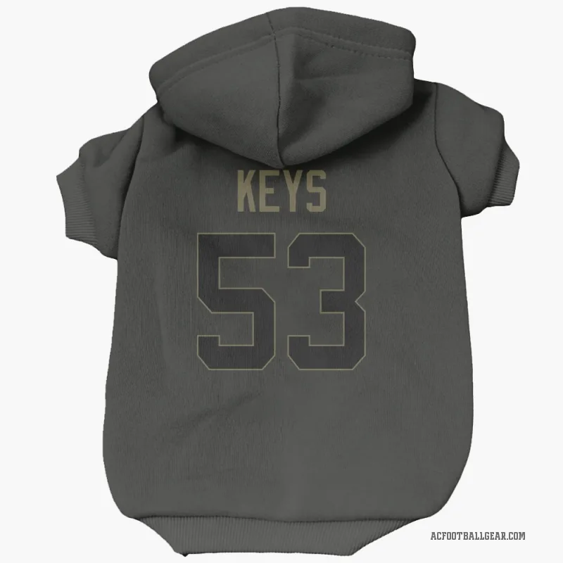 Austin Keys  Black Arizona Cardinals  Service Cat & Dog Pet Hoodie