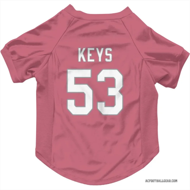 Austin Keys  Pink Arizona Cardinals  Cat & Dog Pet Jersey