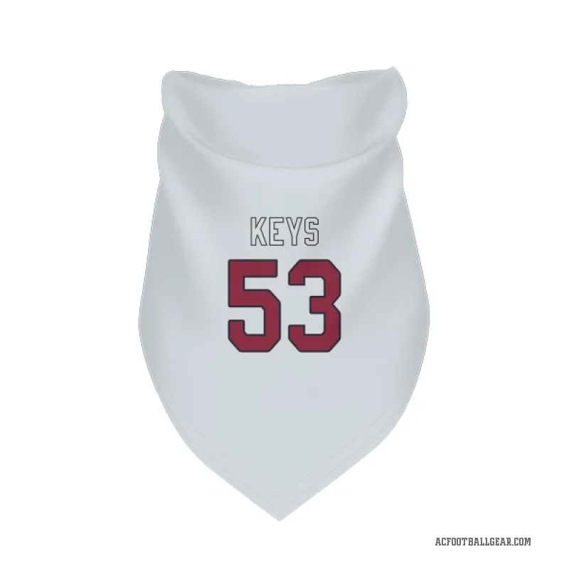 Austin Keys  White Arizona Cardinals  Cat & Dog Pet Bandana