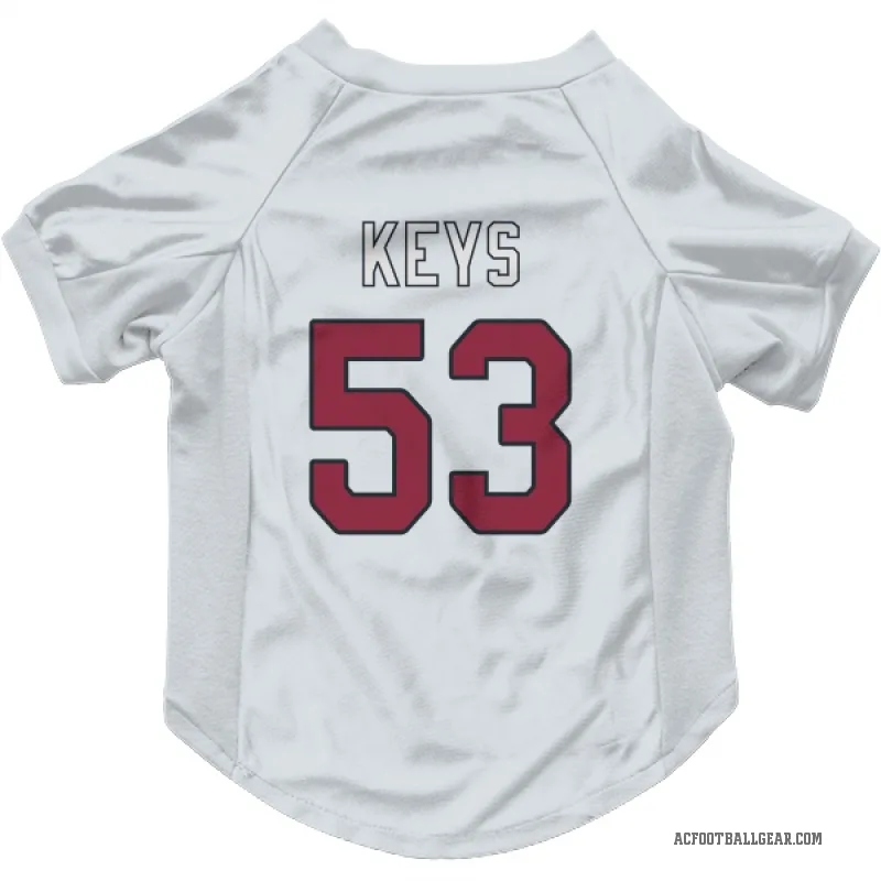 Austin Keys  White Arizona Cardinals  Cat & Dog Pet Jersey