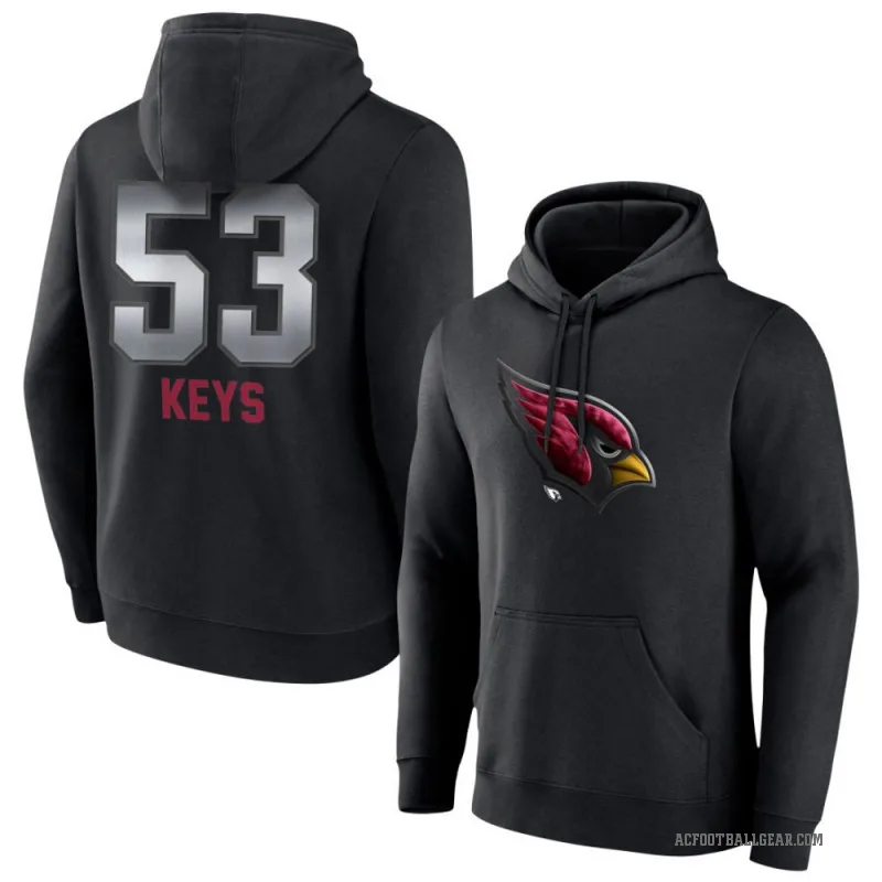 Austin Keys Youth Black Arizona Cardinals Midnight Mascot Pullover Hoodie