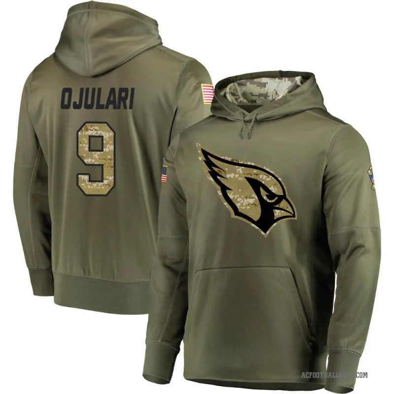 BJ Ojulari Men's Olive Arizona Cardinals Salute to Service Pullover Hoodie