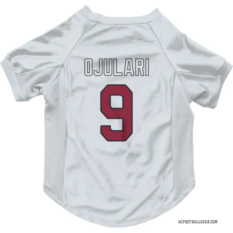BJ Ojulari  White Arizona Cardinals  Cat & Dog Pet Jersey