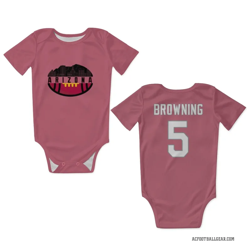 Baron Browning  Pink Arizona Cardinals  Newborn & Infant Bodysuit