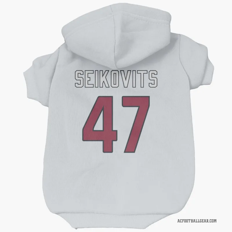 Bernhard Seikovits  White Arizona Cardinals  Cat & Dog Pet Hoodie