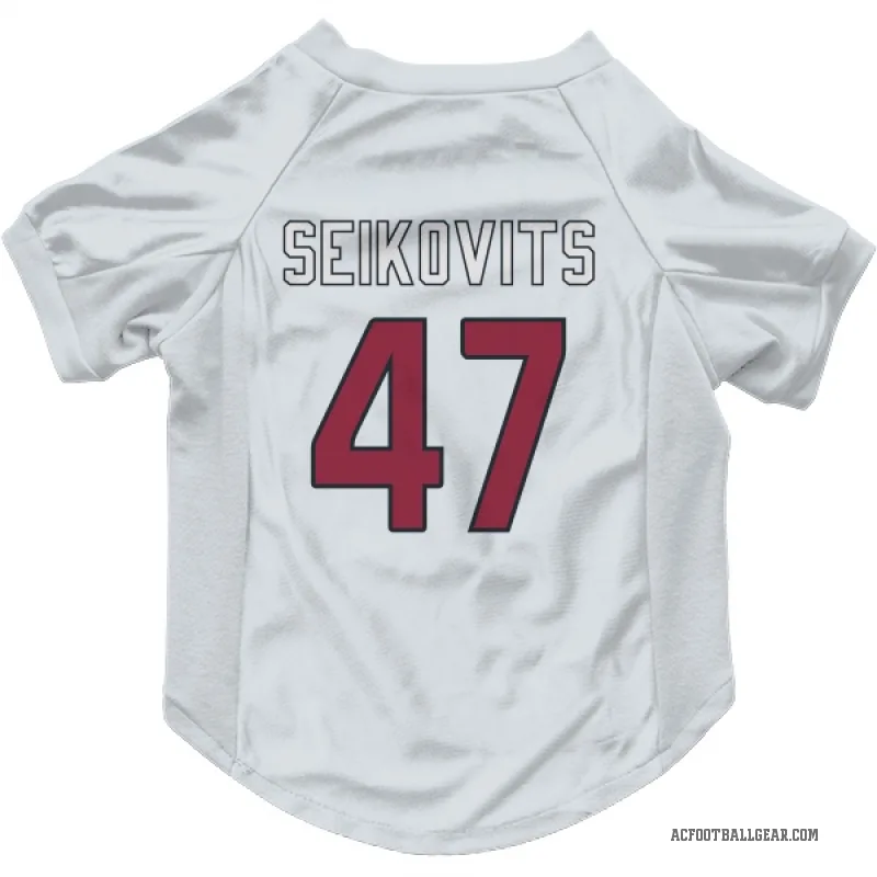 Bernhard Seikovits  White Arizona Cardinals  Cat & Dog Pet Jersey