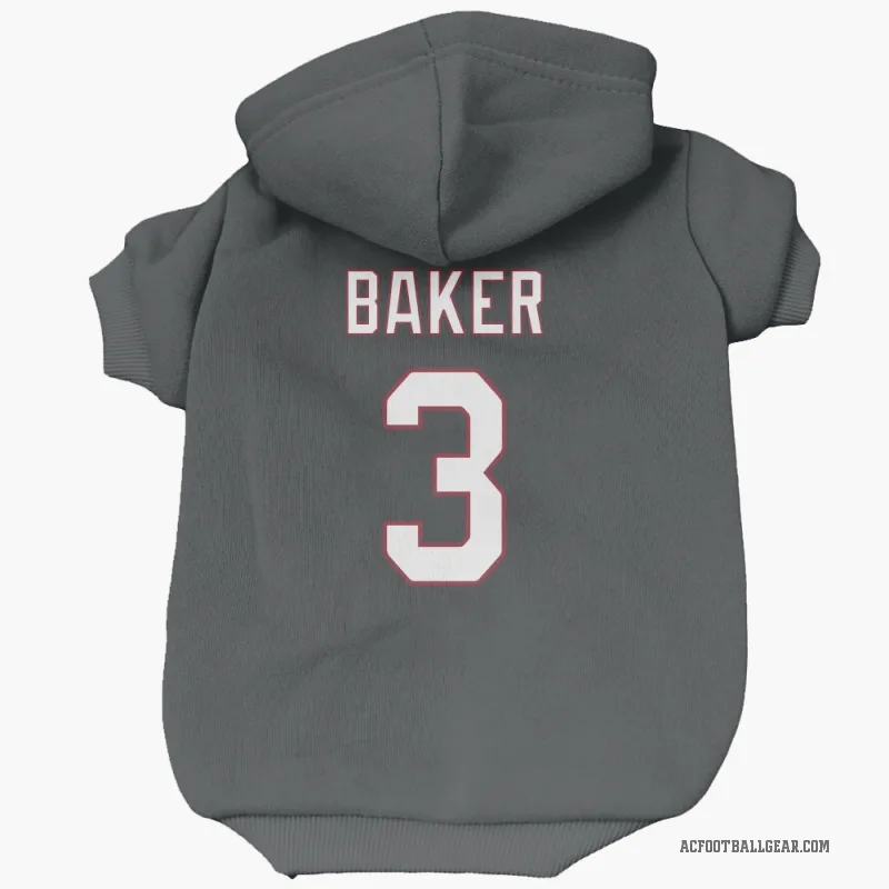 Budda Baker  Black Arizona Cardinals  Cat & Dog Pet Hoodie