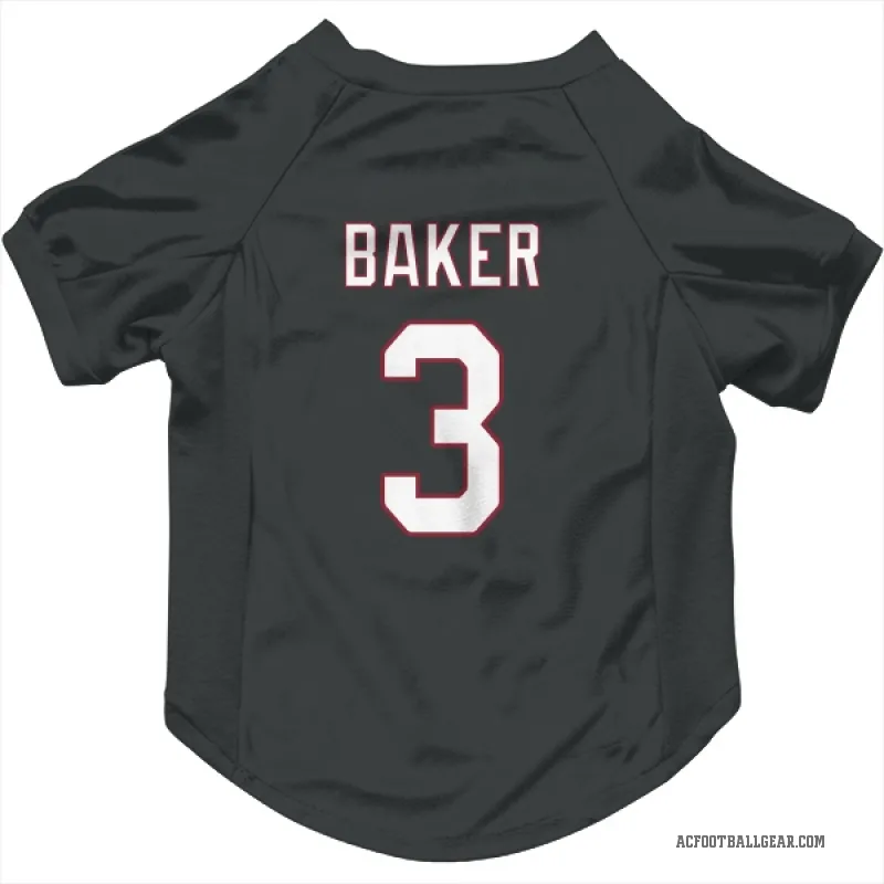 Budda Baker  Black Arizona Cardinals  Cat & Dog Pet Jersey