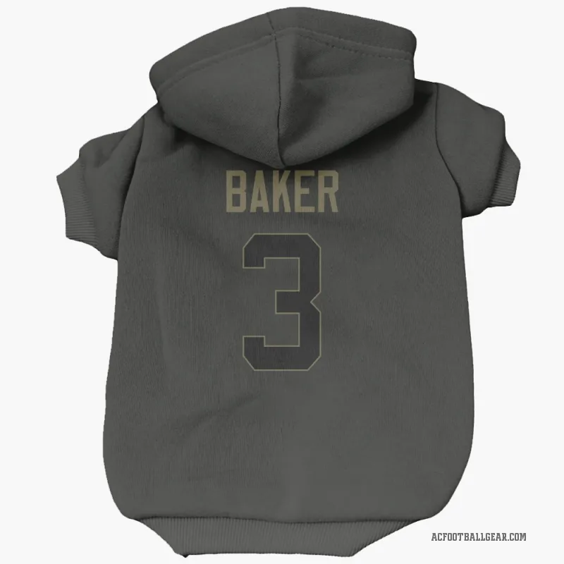Budda Baker  Black Arizona Cardinals  Service Cat & Dog Pet Hoodie
