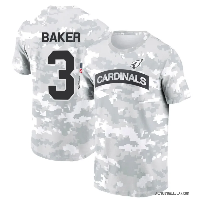 Budda Baker Men's Camo Arizona Cardinals Arctic 2024 Salute to Service Performance T-Shirt