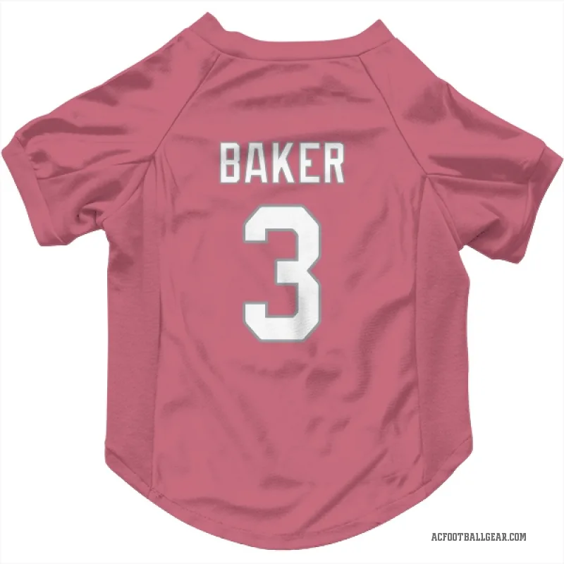 Budda Baker  Pink Arizona Cardinals  Cat & Dog Pet Jersey