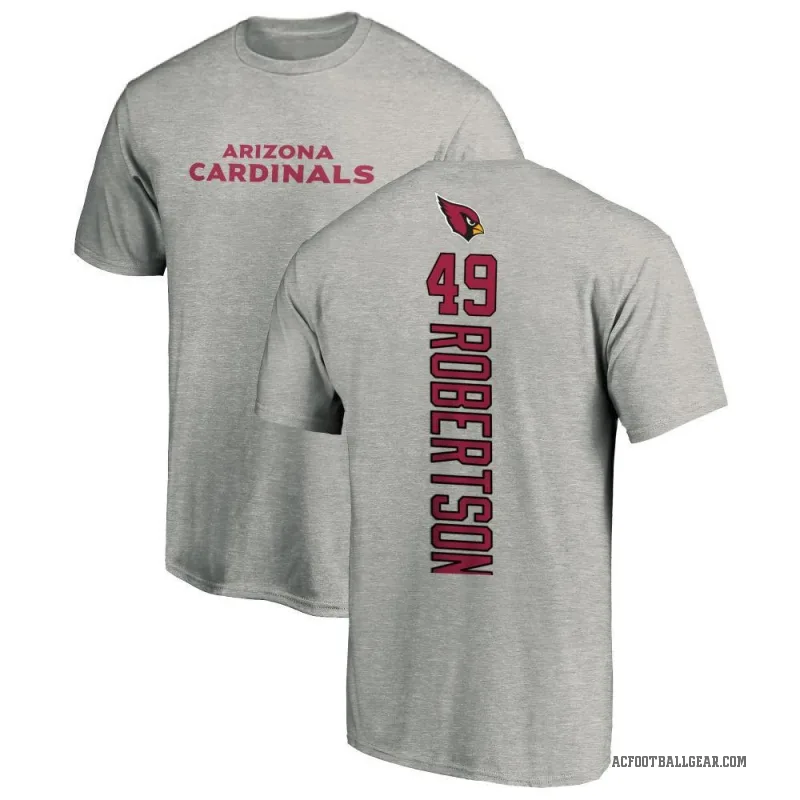 Cameron Robertson Youth Ash Arizona Cardinals Backer T-Shirt -