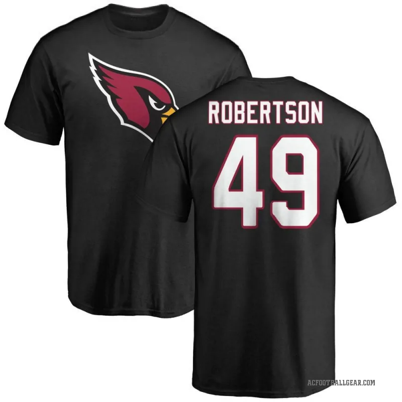 Cameron Robertson Youth Black Arizona Cardinals Logo T-Shirt -