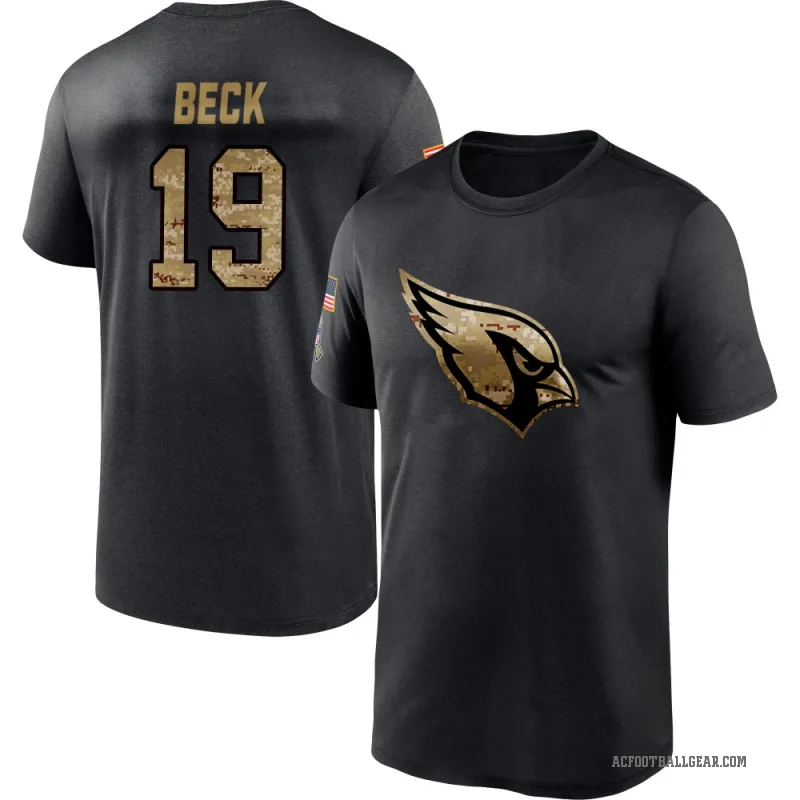 Carson Beck Men's Black Arizona Cardinals 2020 Salute To Service Performance T-Shirt