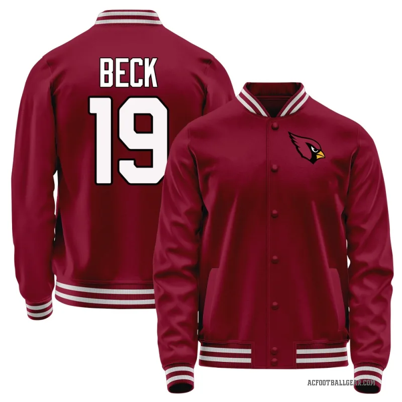 Carson Beck Men's Red Arizona Cardinals Full-Snap Jacket
