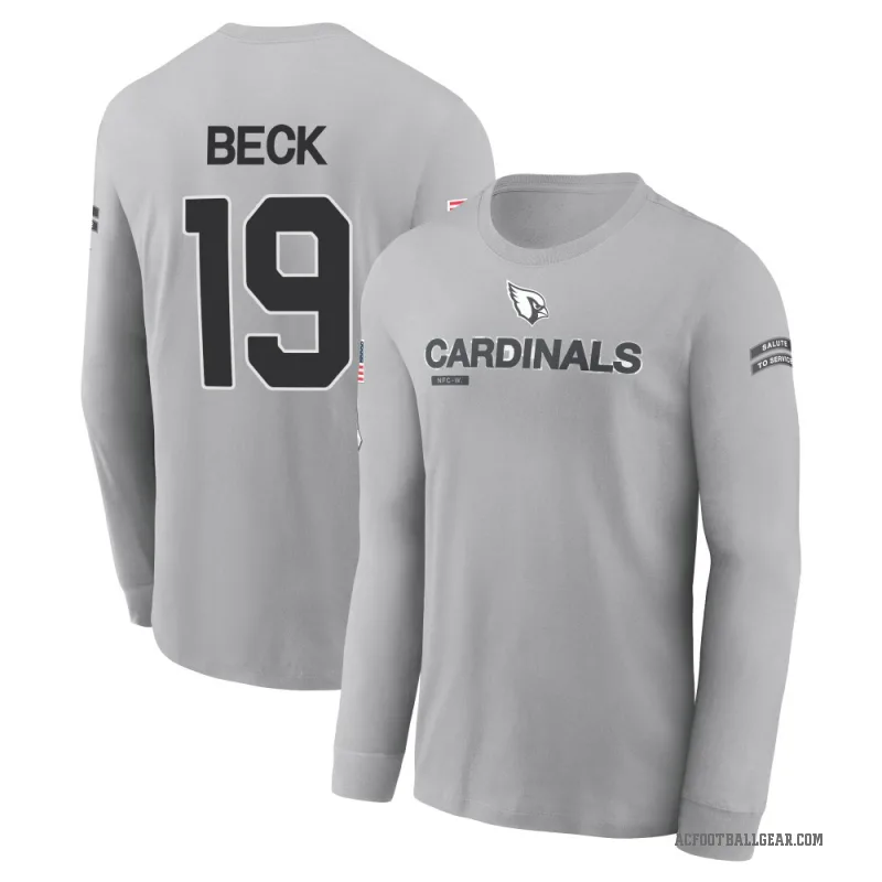 Carson Beck Youth Gray Arizona Cardinals 2024 Salute to Service Long Sleeve T-Shirt