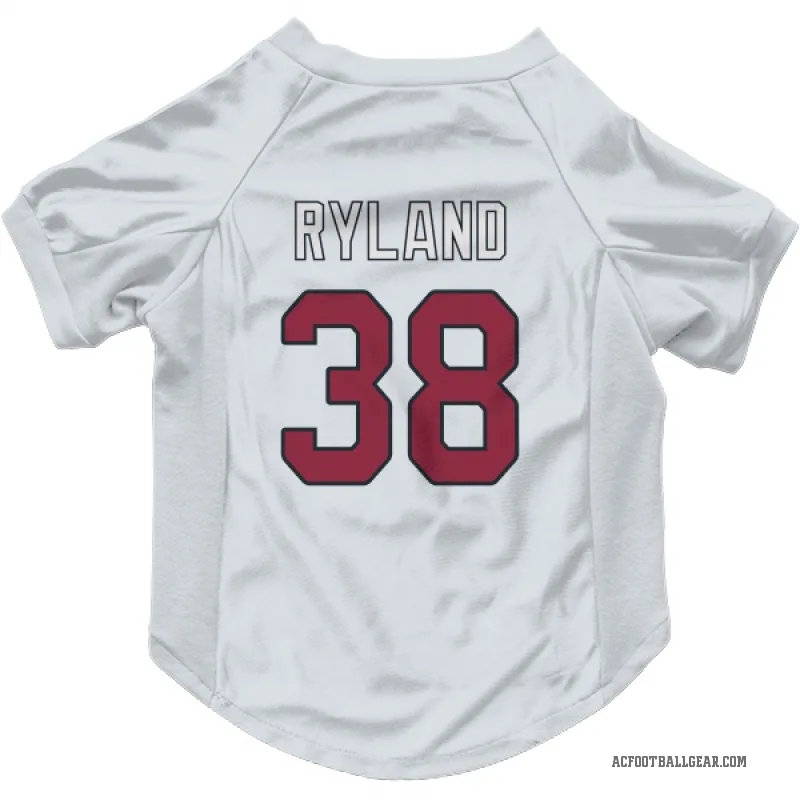 Chad Ryland  White Arizona Cardinals  Cat & Dog Pet Jersey