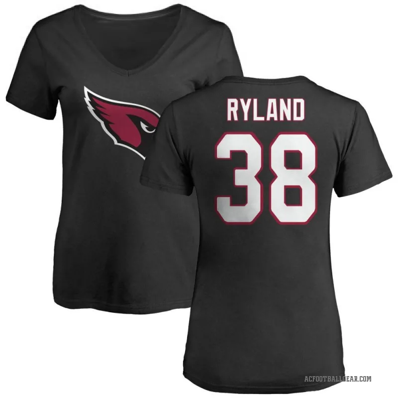Chad Ryland Women's Black Arizona Cardinals Logo Slim Fit T-Shirt -