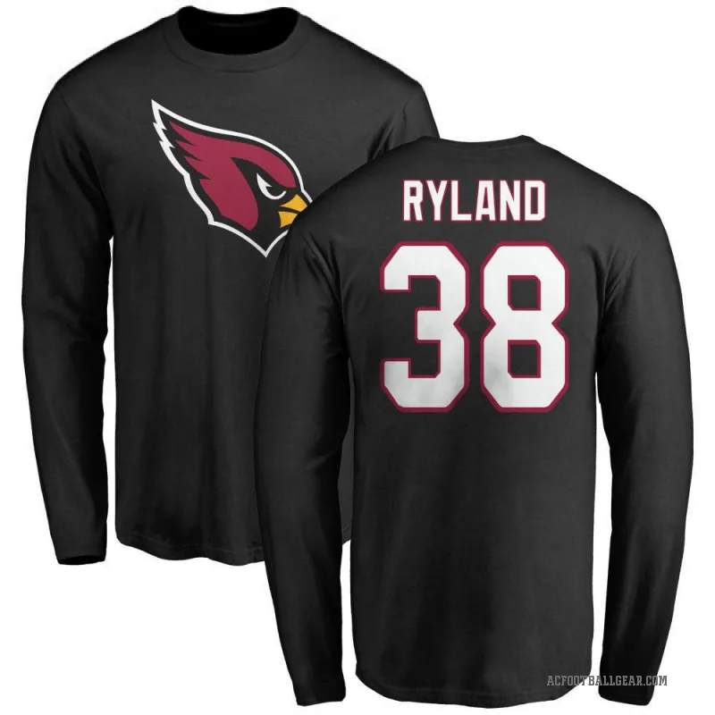 Chad Ryland Youth Black Arizona Cardinals Logo Long Sleeve T-Shirt -
