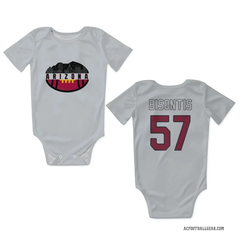 Chase Bisontis  White Arizona Cardinals  Newborn & Infant Bodysuit