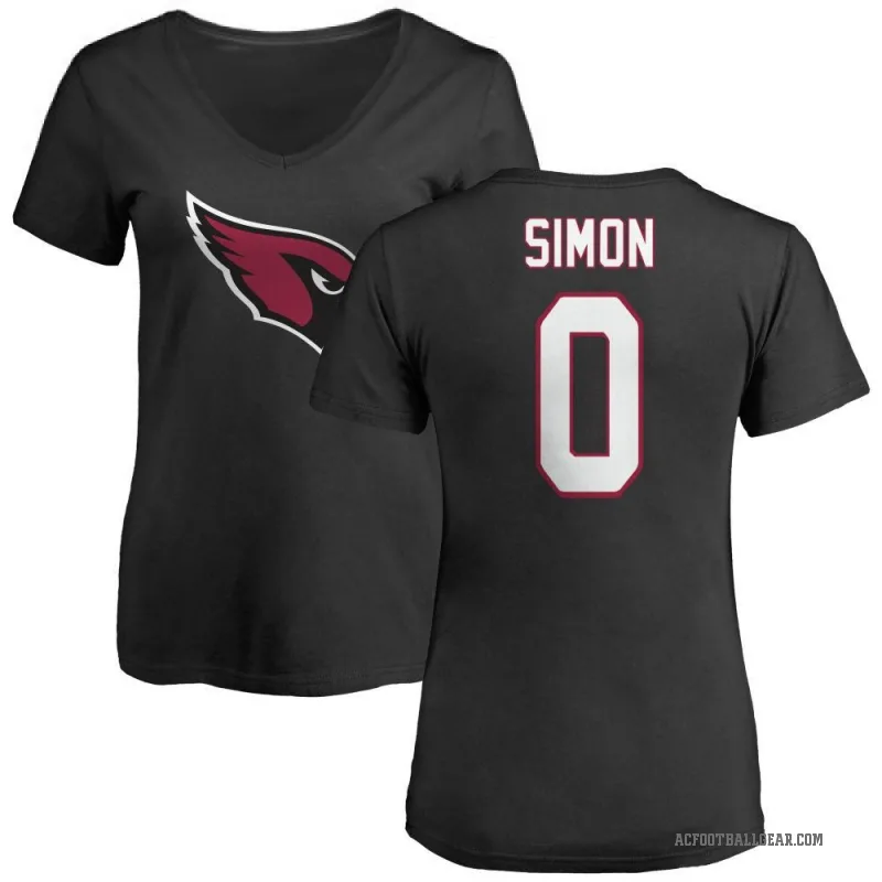 Cody Simon Women's Black Arizona Cardinals Logo Slim Fit T-Shirt -