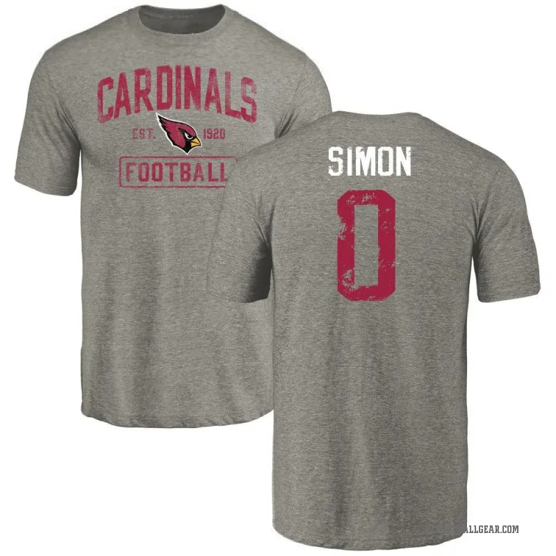 Cody Simon Youth Gray Arizona Cardinals Distressed T-Shirt