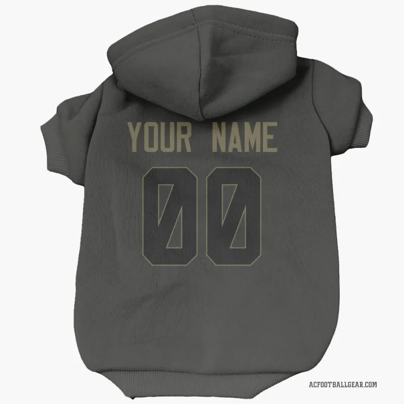 Custom  Black Arizona Cardinals   Service Cat & Dog Pet Hoodie