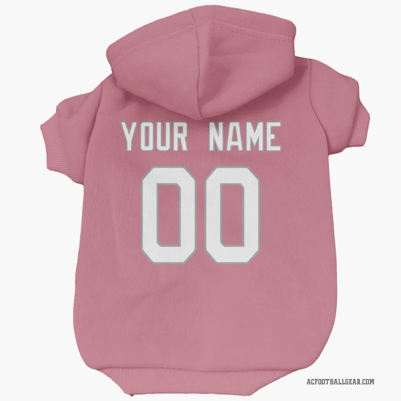 Custom  Pink Arizona Cardinals   Cat & Dog Pet Hoodie