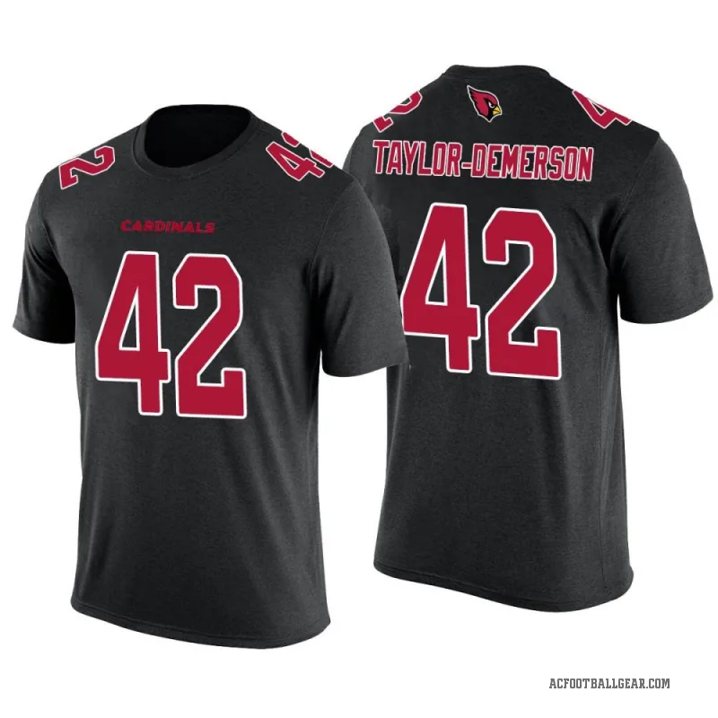 Dadrion Taylor-Demerson Men's Black Arizona Cardinals Color Rush T-Shirt