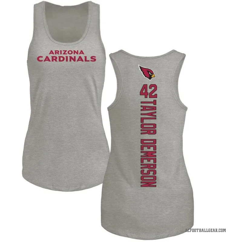 Dadrion Taylor-Demerson Women's Ash Arizona Cardinals Backer Tank Top -