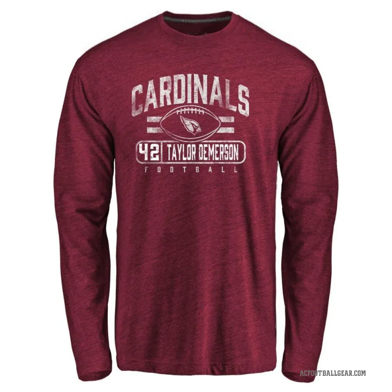Dadrion Taylor-Demerson Youth Arizona Cardinals Flanker Long Sleeve T-Shirt - Garnet