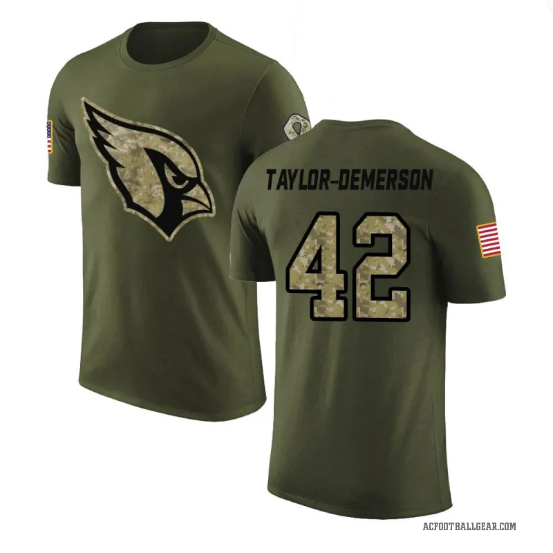 Dadrion Taylor-Demerson Youth Olive Arizona Cardinals Salute to Service T-Shirt