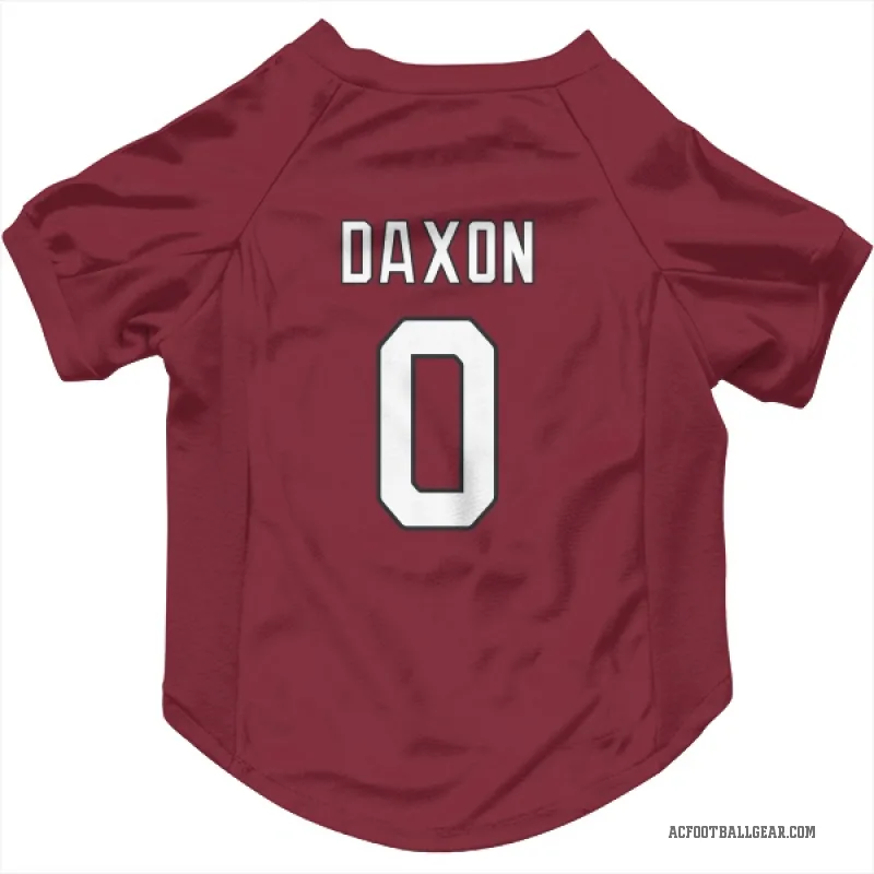 Denzel Daxon  Arizona Cardinals   Cardinal Cat & Dog Pet Jersey