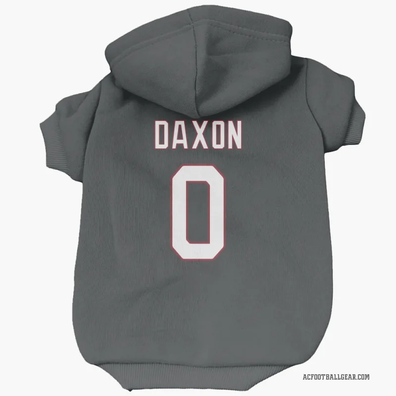 Denzel Daxon  Black Arizona Cardinals  Cat & Dog Pet Hoodie
