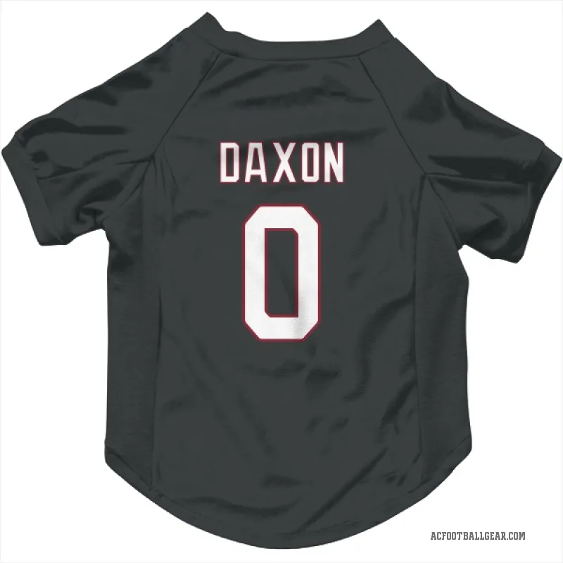 Denzel Daxon  Black Arizona Cardinals  Cat & Dog Pet Jersey