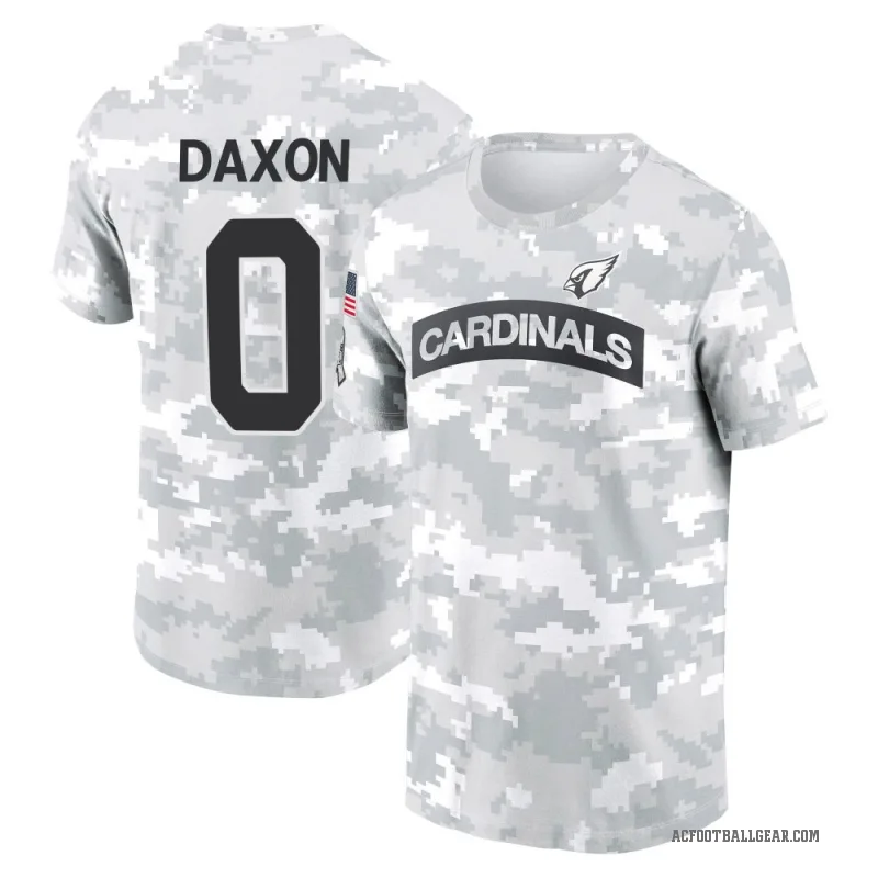 Denzel Daxon Men's Camo Arizona Cardinals Arctic 2024 Salute to Service Performance T-Shirt