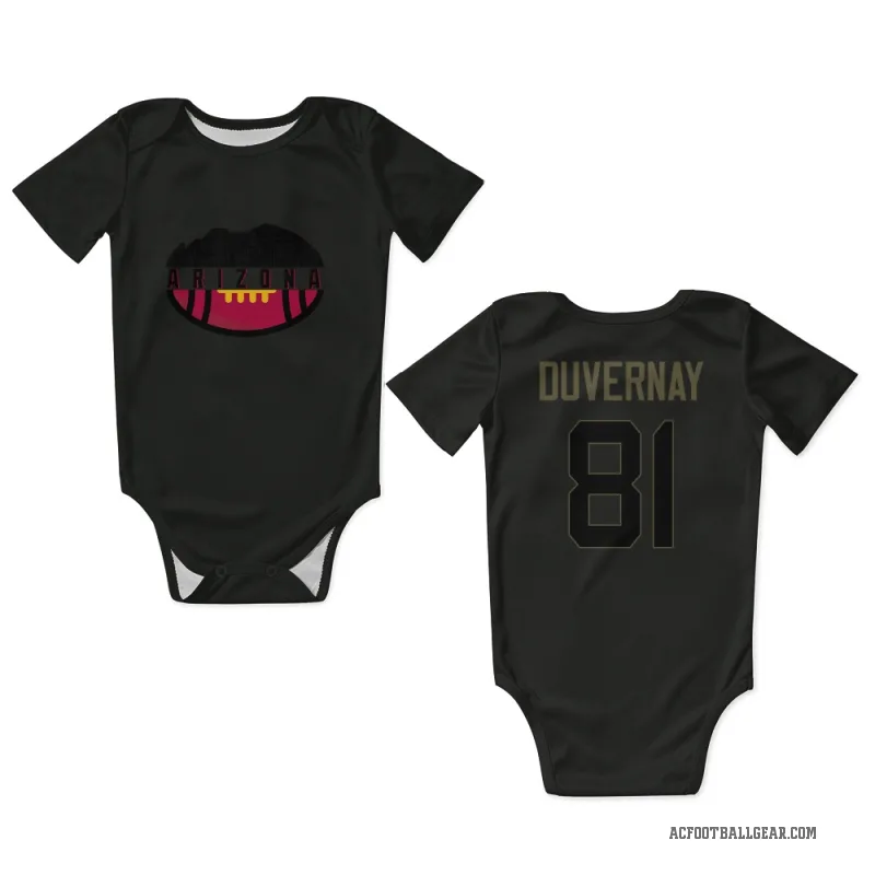 Devin Duvernay  Black Arizona Cardinals  Service Newborn & Infant Bodysuit