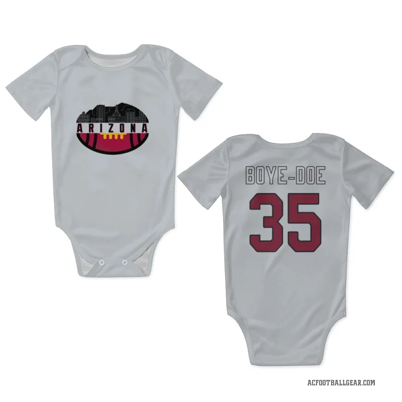 Ekow Boye-Doe  White Arizona Cardinals  Newborn & Infant Bodysuit