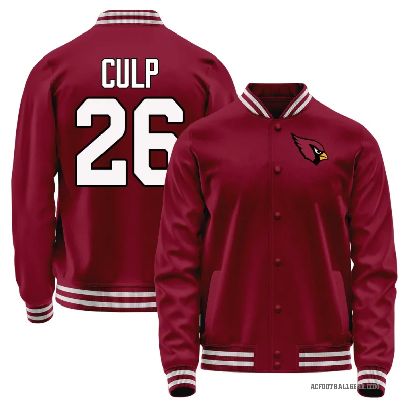 Elijah Culp Youth Red Arizona Cardinals Full-Snap Jacket