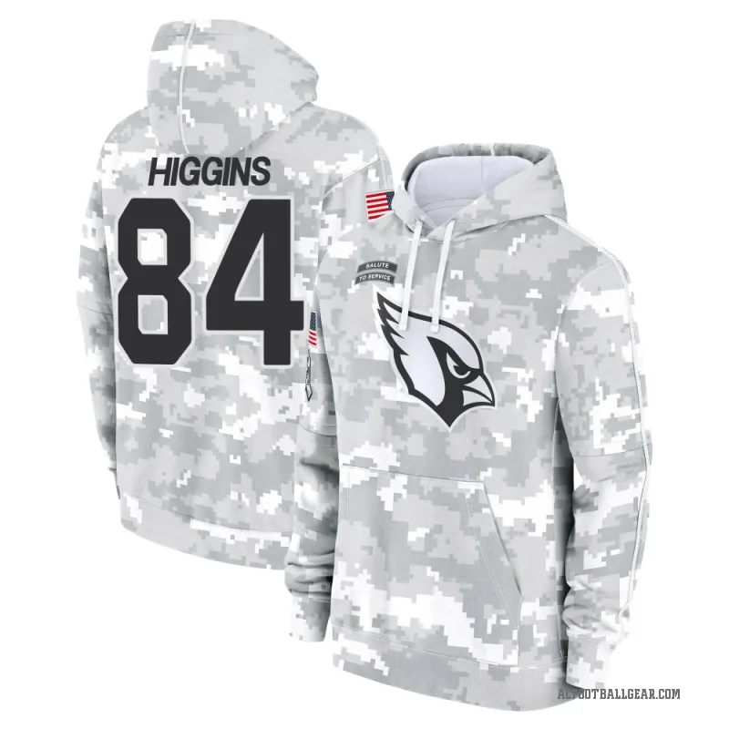 Elijah Higgins Men's Camo Arizona Cardinals Arctic 2024 Salute to Service Club Fleece Pullover Hoodie