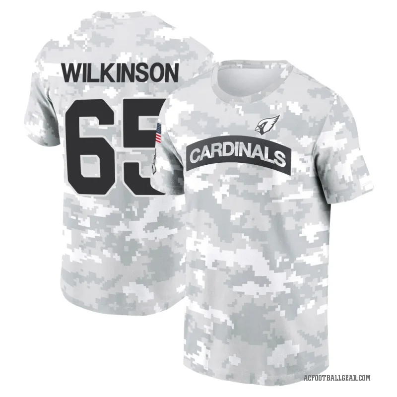 Elijah Wilkinson Men's Camo Arizona Cardinals Arctic 2024 Salute to Service Performance T-Shirt