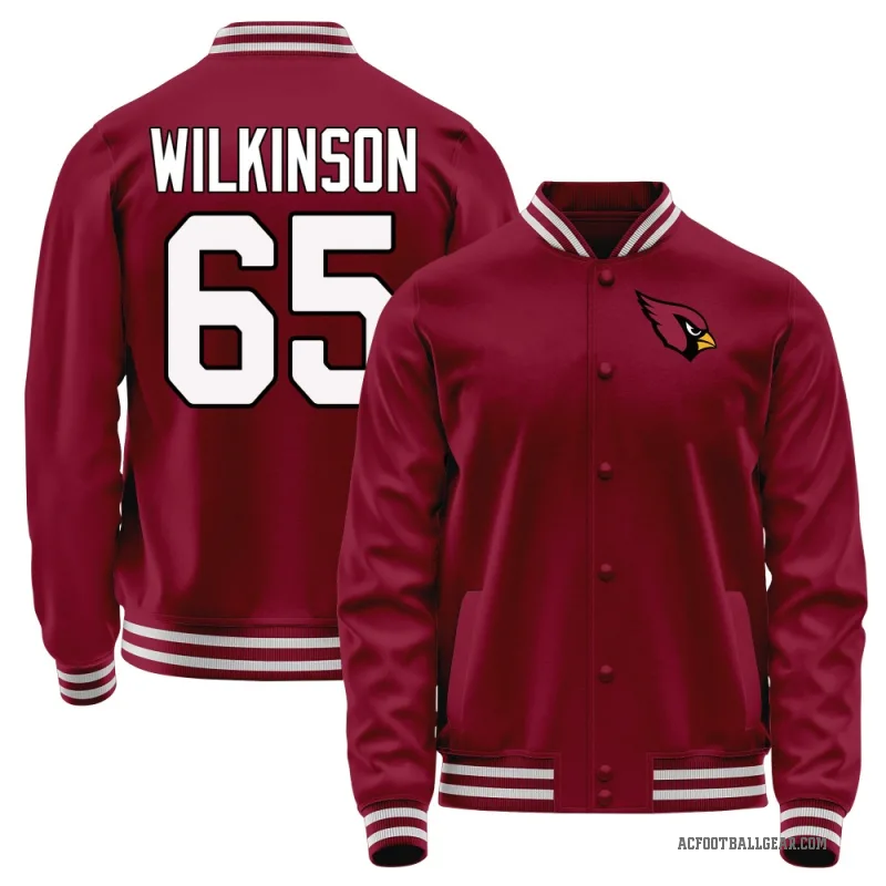 Elijah Wilkinson Men's Red Arizona Cardinals Full-Snap Jacket
