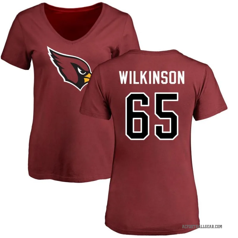 Elijah Wilkinson Women's Arizona Cardinals Logo Slim Fit T-Shirt - Maroon