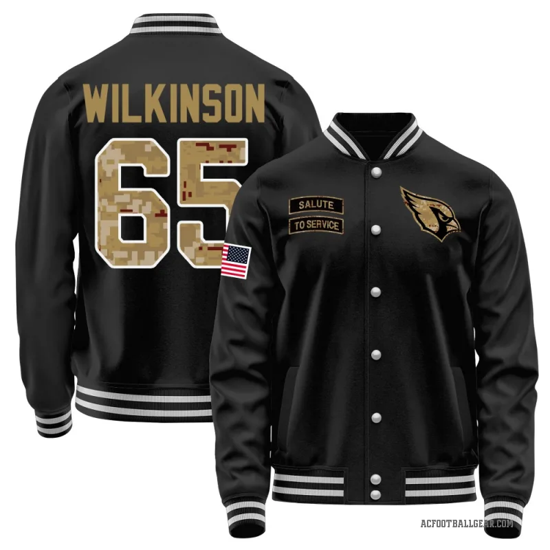 Elijah Wilkinson Youth Black Arizona Cardinals Salute to Service Sideline Performance Jacket